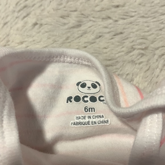 (3 for $10) rococo stripped bodysuit - Picture 3 of 3